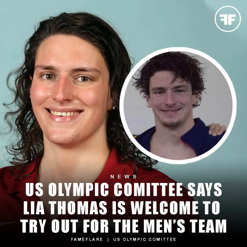 US Olympic Committee Says Lia Thomas Is Welcome To Try Out – For The Men’s Team