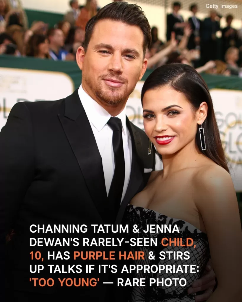 Channing Tatum & Jenna Dewan’s Daughter, 10, Wears Purple Hair in Rare Public Outing — Users React