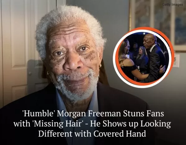 “I was too shocked,” said a user after seeing 85-year-old Morgan Freeman at the Oscars with a different look.