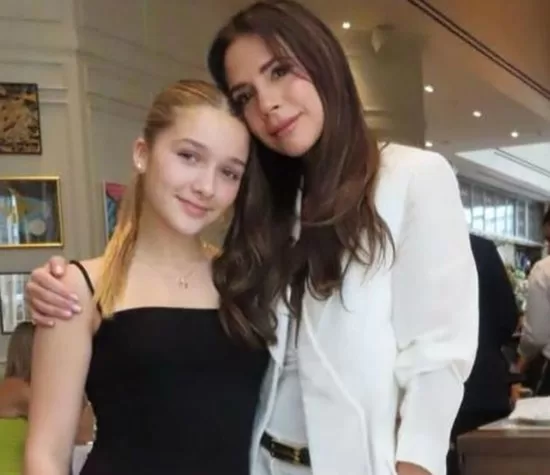 Victoria Beckham’s daughter Harper, 12, wears ‘adult’ slip dress to mom’s party igniting intense internet debate