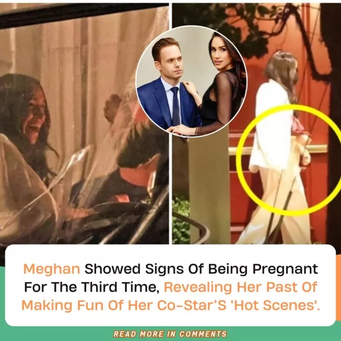 Meghan Showed Signs Of Being Pregnant For The Third Time, Revealing Her Past Of Making Fun Of Her Co-Star’S “Hot Scenes”.