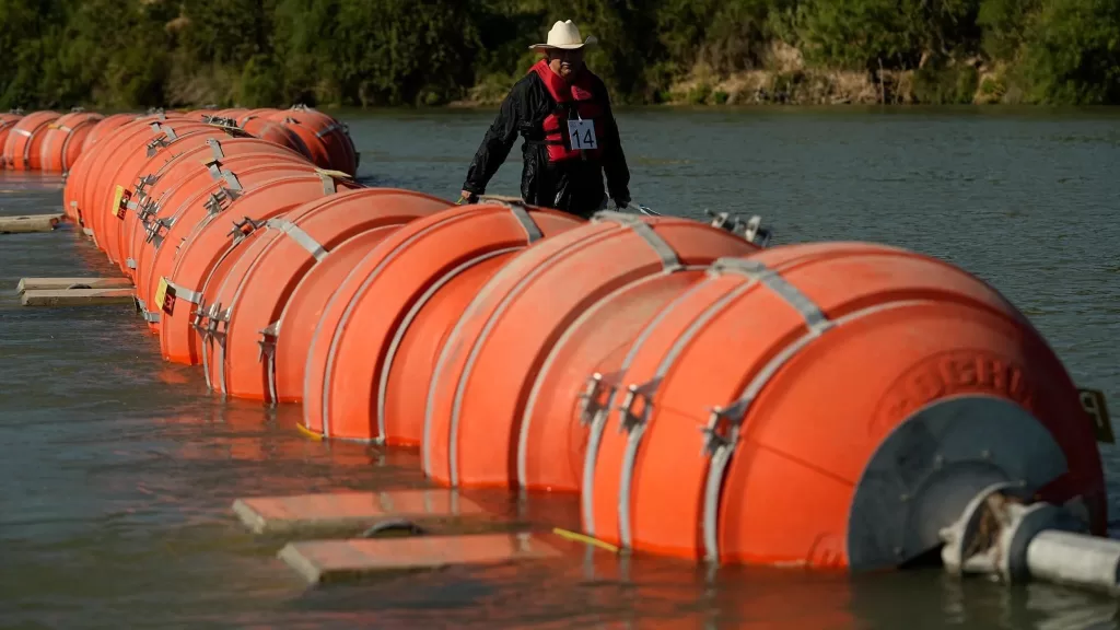 Texas Has Kicked Off Construction On Historic Floating Border Barrier