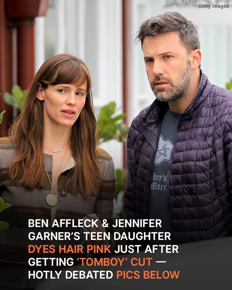 BEN AFFLECK & JENNIFER GARNER’S DAUGHTER, 15, DYES HAIR PINK DAYS AFTER GETTING BUZZ CUT: DEBATED PICS