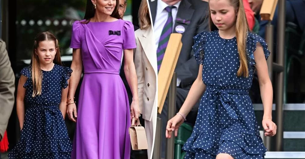 Princess Charlotte, 9, wears cute polka dot dress to Wimbledon with mom Kate Middleton