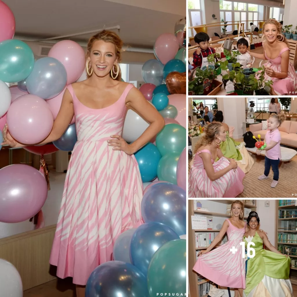 Heart-warming gesture Blake Lively transforms into a Disney princess to bring joy to a group of children in need in an orphanage