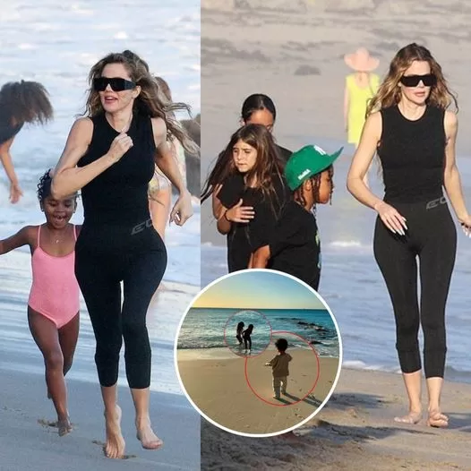 Auntie Khloe Kardashian Makes A Splash With Her Kardashian Daughters And Grandkids At Malibu Beach!