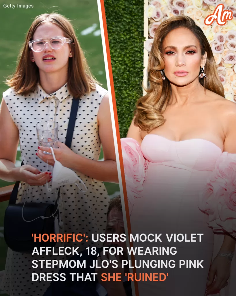 Violet Affleck, 18, Criticized for Wearing Plunging Pink Dress Stepmom JLo Once Wore on a Date with Ben