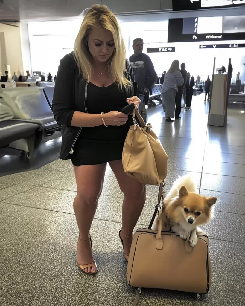 Entitled Woman Lets Her Dog Poop on The Airport Floor & Rudely Orders Staff to Clean It – So I Taught Her an Unforgettable Lesson