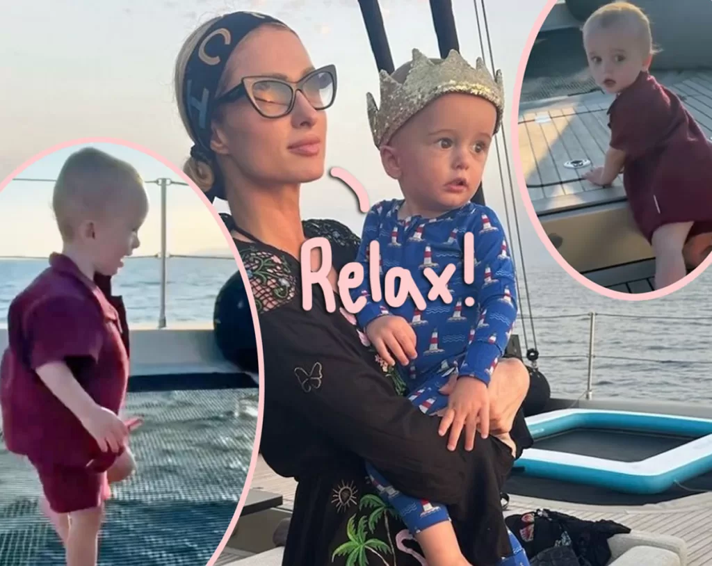 Paris Hilton Claps Back At Fans’ Concerns After Toddler Phoenix Explores Catamaran WITHOUT A Life Jacket!