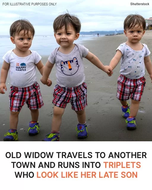 Old Widow Travels to Another Town and Runs into Triplets Who Look Like Her Late Son — Story of the Day