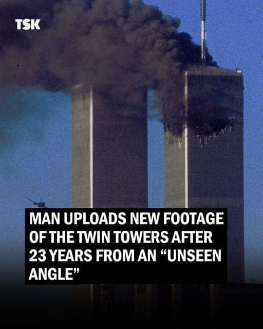 Chilling, Never-Before-Released Footage of Twin Tower Collapse Shared by Man