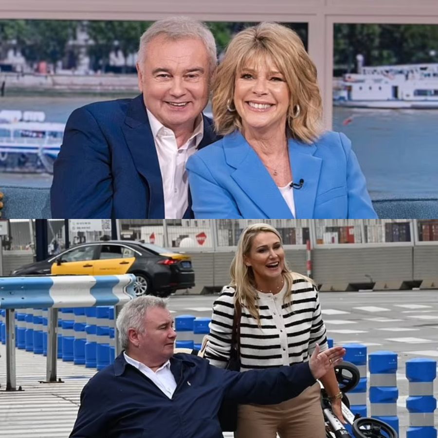 (N) Eamonn Holmes faces backlash after a ‘mocking’ post about his ex-wife Ruth Langsford, showing a romantic picture with girlfriend Katie: ‘Has he really become this shameless?’